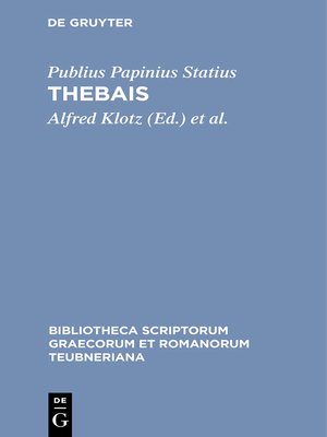 cover image of Thebais